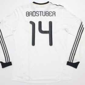 2010-2011 Germany National Team Player Jersey Home Badstuber #14 Long Sleeve - Image 11