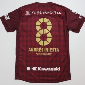 2021 Vissel Kobe Jersey Home Iniesta #8 Here To Stay - Image 9