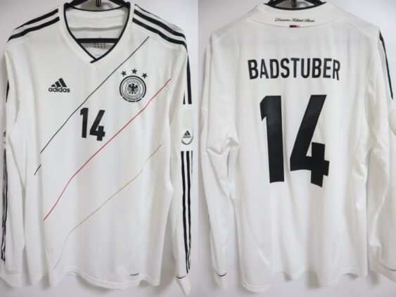 2012-2013 Germany National Team Player Jersey Home Badstuber #14 Long Sleeve
