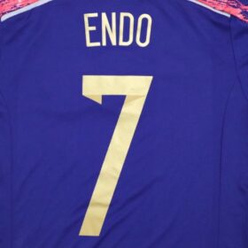 2015 Japan National Team Jersey Home Endo #7 with AFC Asian Cup Champions 2011 Badge - Image 9