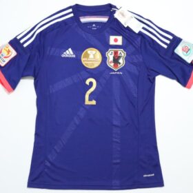 2015 Japan National Team Jersey Home Uchida #2 with AFC Asian Cup Champions 2011 Badge - Image 2