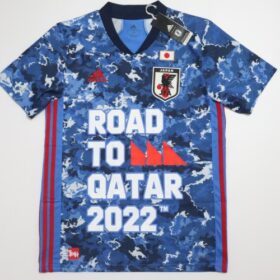 2021 Japan National Team Jersey Home Road To Qatar 2022 Logo - Image 2