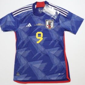 2022 Japan National Team Player Jersey Home Mitoma #9 with Match Day Logo - Image 2