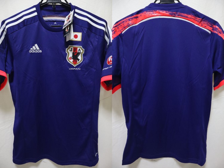 2014-2015 Japan National Team Jersey Home with JAL logo