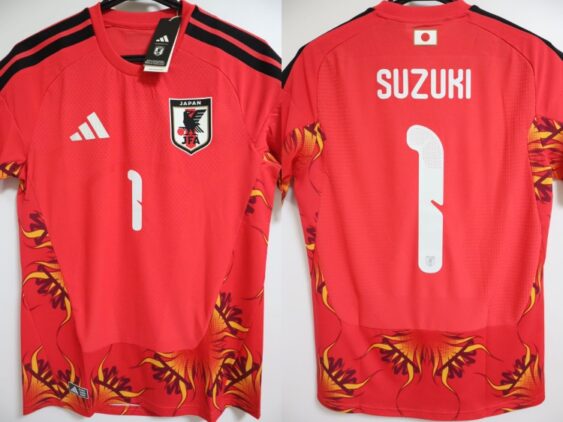 2025-2026 Japan National Team Player Jersey GK Suzuki #1