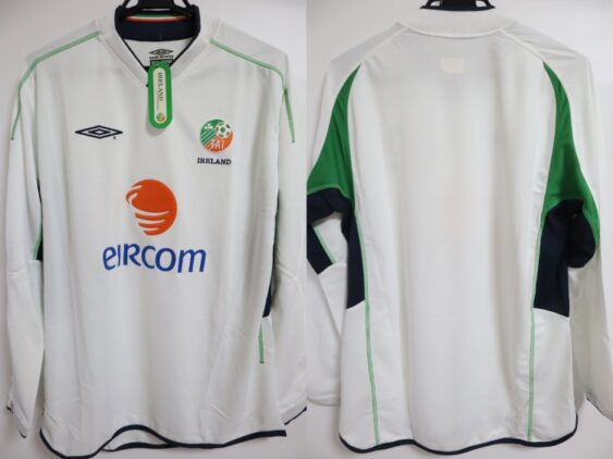 2002-2003 Ireland National Team Jersey Away Long Sleeve