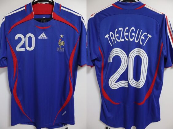 2006-2007 France National Team Player Jersey Home Trezeguet #20