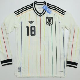 2026 Japan National Team Player Jersey Away Long Sleeve Ayase #18
