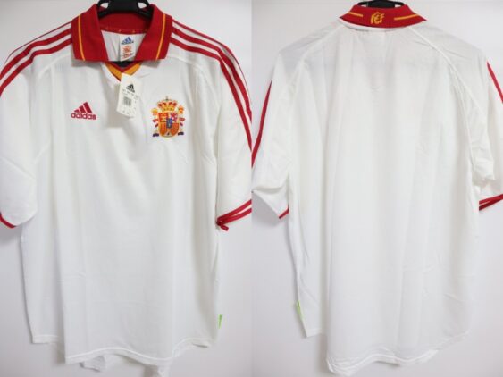 2000-2001 Spain National Team Player Jersey Away Equipment