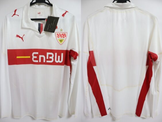 2008-2009 VfB Stuttgart Player Jersey Home Long Sleeve