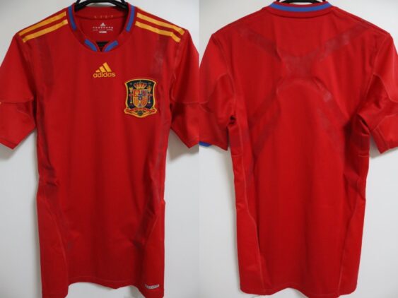 2010-2011 Spain National Team Player Jersey Home Techfit