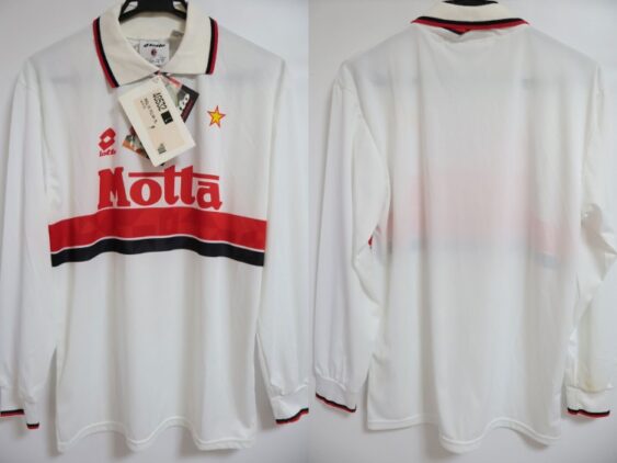 1993-1994 AC Milan Jersey Away Long Sleeve