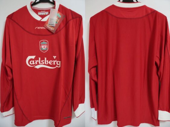 2002-2003 Liverpool FC Jersey Home Long Sleeve
